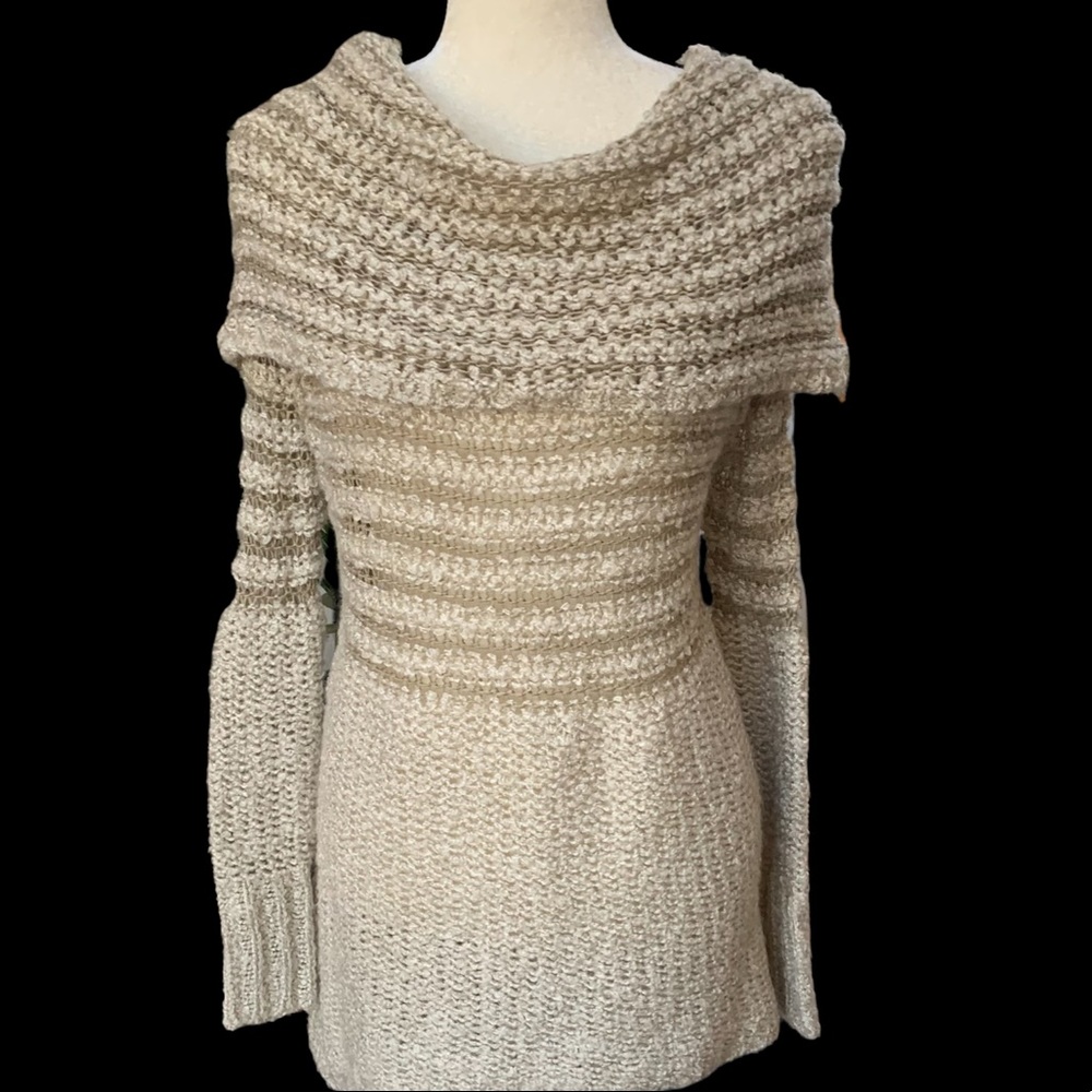 Umgee Soft Off the Shoulder Knit Dress Sz Sm - Picture 3 of 6